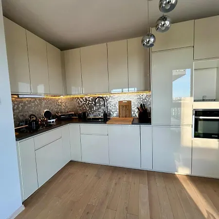 3-beds With Sea View, Brzezno Wrzeszcz Apartman