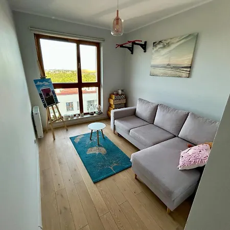 3-beds With Sea View, Brzezno Wrzeszcz Apartman *