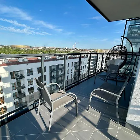 Appartement 3-beds With Sea View, Brzezno Wrzeszcz Gdańsk