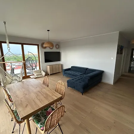 Appartement 3-beds With Sea View, Brzezno Wrzeszcz Gdańsk